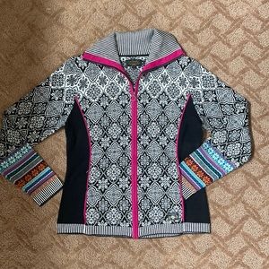 Icelandic Nordic Cardigan sweater. Xl